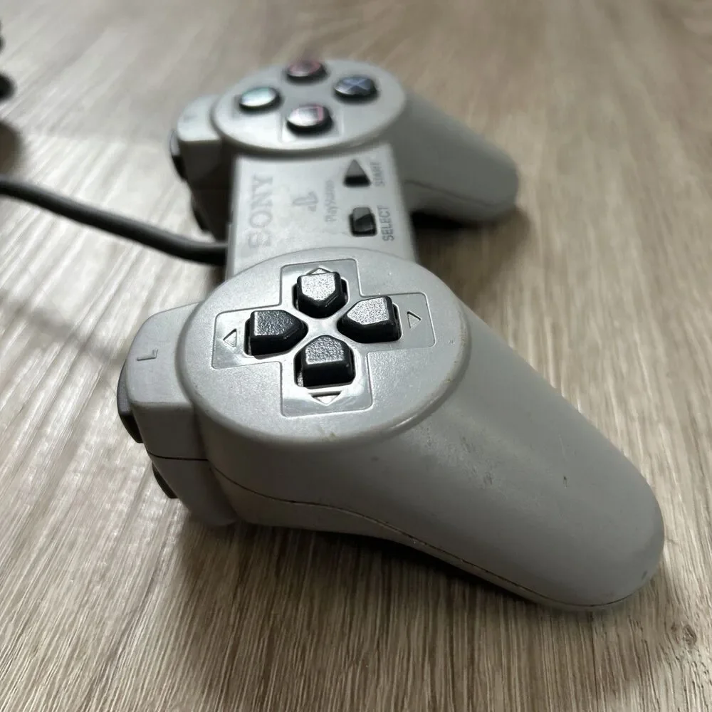 Sony PlayStation PS1 Official OEM Gray Controller SCPH-1080 PS One Tested READ